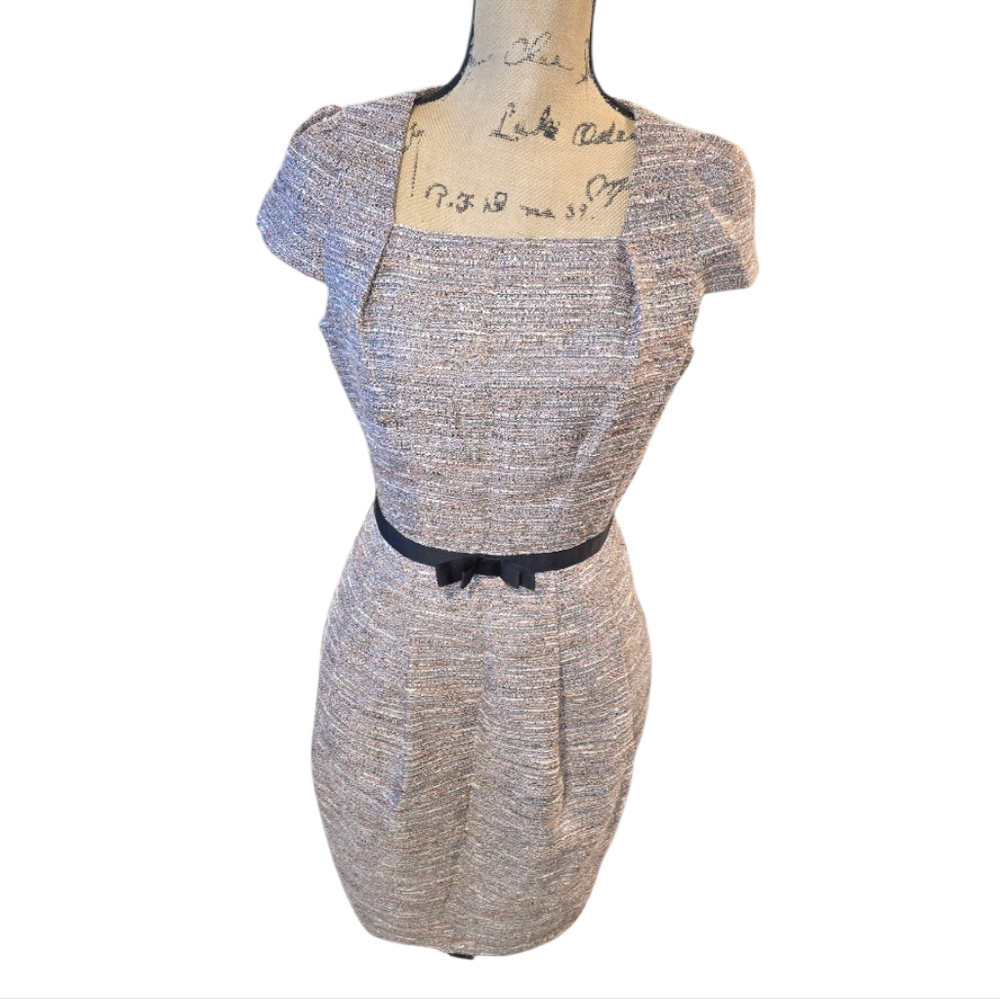 Dorothy Perkins Tweed Academia Career Office Party Dress Size 10 EU 40 NEW